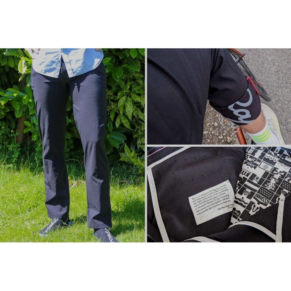Rapha Randonnee Technical Pants Men's 32 x 30 Navy Slim Tapered Cycling Trouser